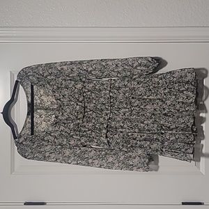 Macys Trixxi Fall Floral long sleeve dress Large